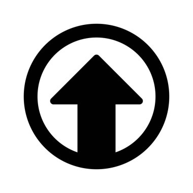  Web tasarımı için yukarı yönlü ok simgesi