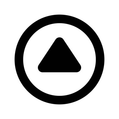  Web tasarımı için yukarı yönlü ok simgesi