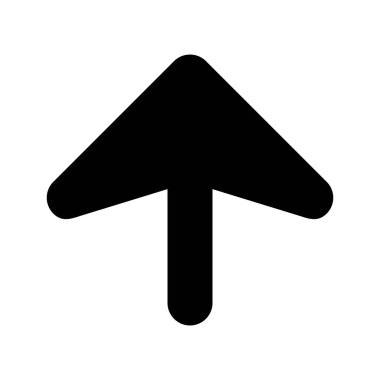  Web tasarımı için yukarı yönlü ok simgesi