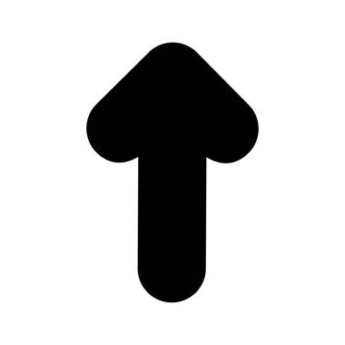  Web tasarımı için yukarı yönlü ok simgesi