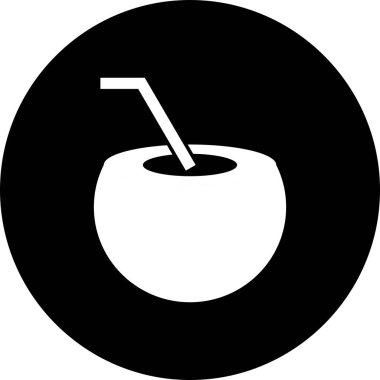 Projeniz için vektör hindistan cevizi simgesi