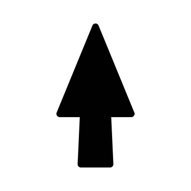  Web tasarımı için yukarı yönlü ok simgesi