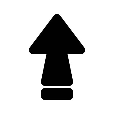  Web tasarımı için yukarı yönlü ok simgesi