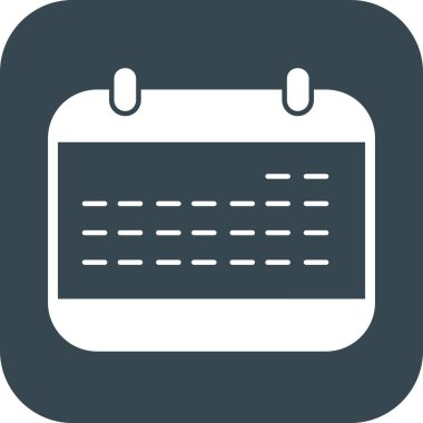  Vektör Takvim Simgesi, illüstrasyon