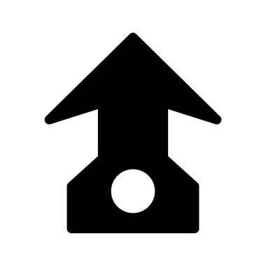  Web tasarımı için yukarı yönlü ok simgesi