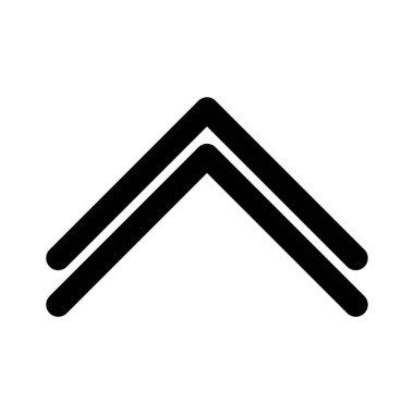  Web tasarımı için yukarı yönlü ok simgesi