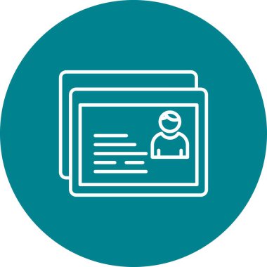 vektör Kart Simgesi illüstrasyonu