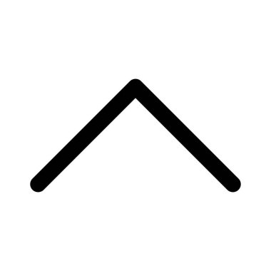  Web tasarımı için yukarı yönlü ok simgesi