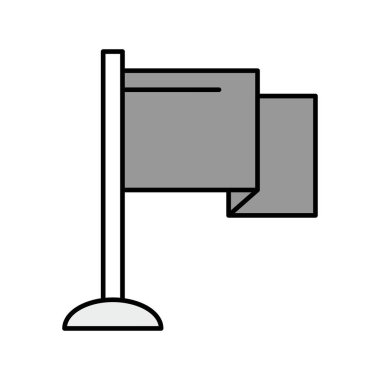 bayrak simgesi, web grafiği, vektör illüstrasyonu 