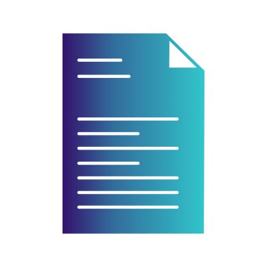 Projeniz için vektör belge simgesi