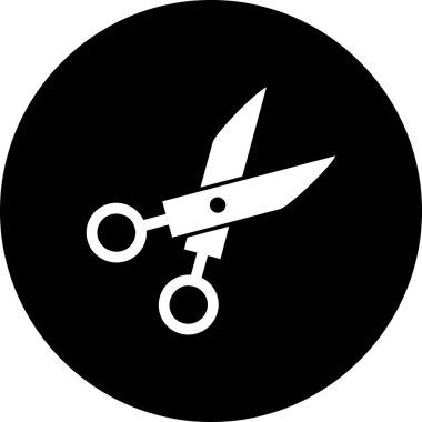 Projeniz için vektör makas simgesi