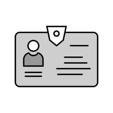  vektör kimlik simgesi