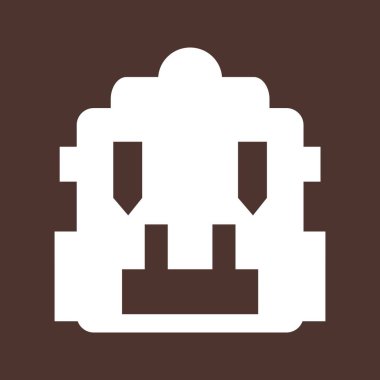 çanta simgesi, web grafiği, vektör illüstrasyonu 