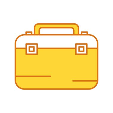  evrak çantası simgesi, yaratıcı tasarım şablonu, vektör 