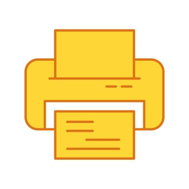 Projeniz için vektör yazıcı simgesi