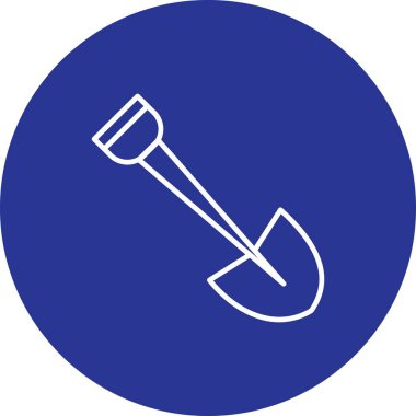 Projeniz için vektör kürek simgesi