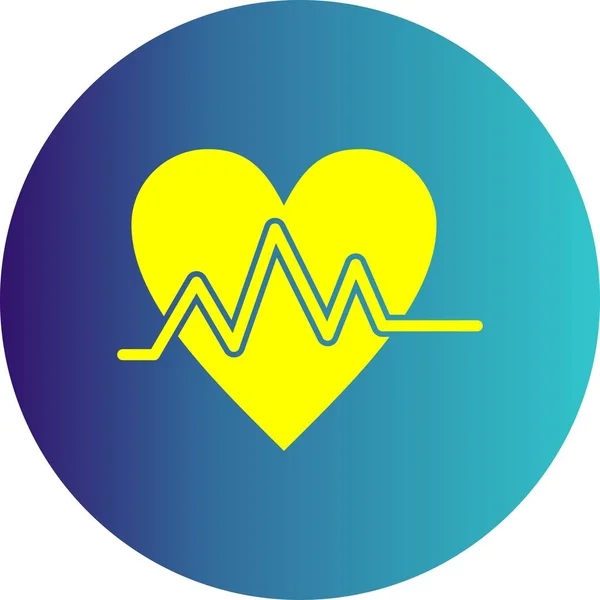 Векторний Значок Серцебиття — стоковий вектор