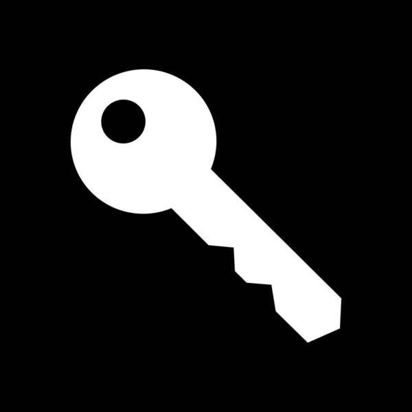 Vector Key Icoon Voor Project — Stockvector