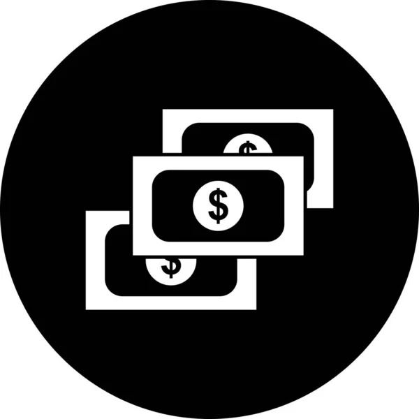 Vectorillustratie Van Geld Dollars — Stockvector