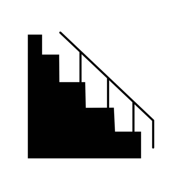 Vector Stairs Icon Your Project — Stock Vector