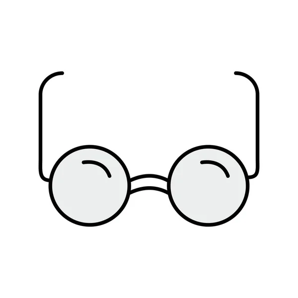 您的项目的普通背景上的矢量眼镜图标 — 图库矢量图片