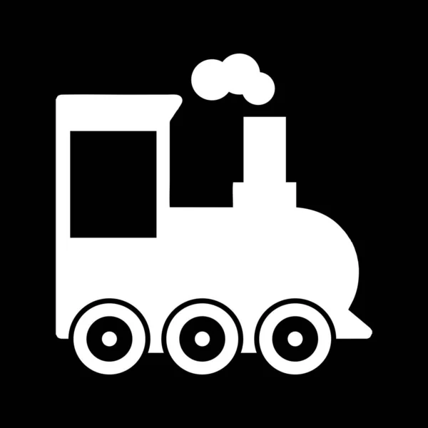 Vector Train Icon Illustration — 스톡 벡터