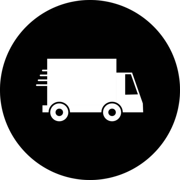 Εικονίδιο Διανυσματικού Φορτηγού Για Έργο Σας — Διανυσματικό Αρχείο