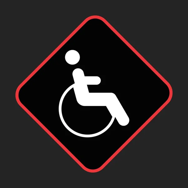 Icono Handicap Para Proyecto — Archivo Imágenes Vectoriales