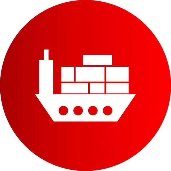 Icono Nave Para Proyecto — Vector de stock