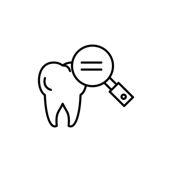 Projeniz Için Diş Simgesi — Stok Vektör