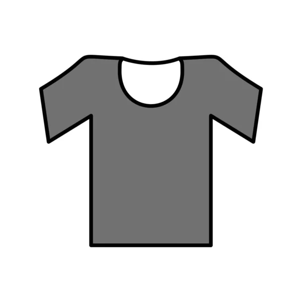 Vector Shirt Pictogram Illustratie — Stockvector