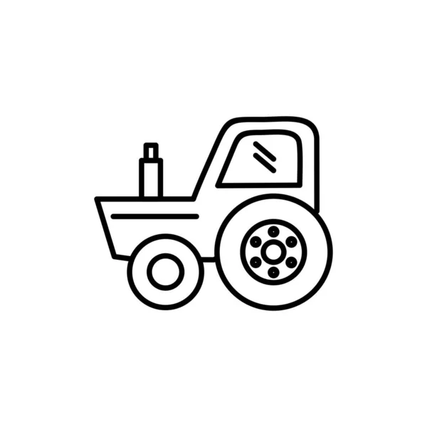 Traktor Symbol Für Ihr Projekt — Stockvektor