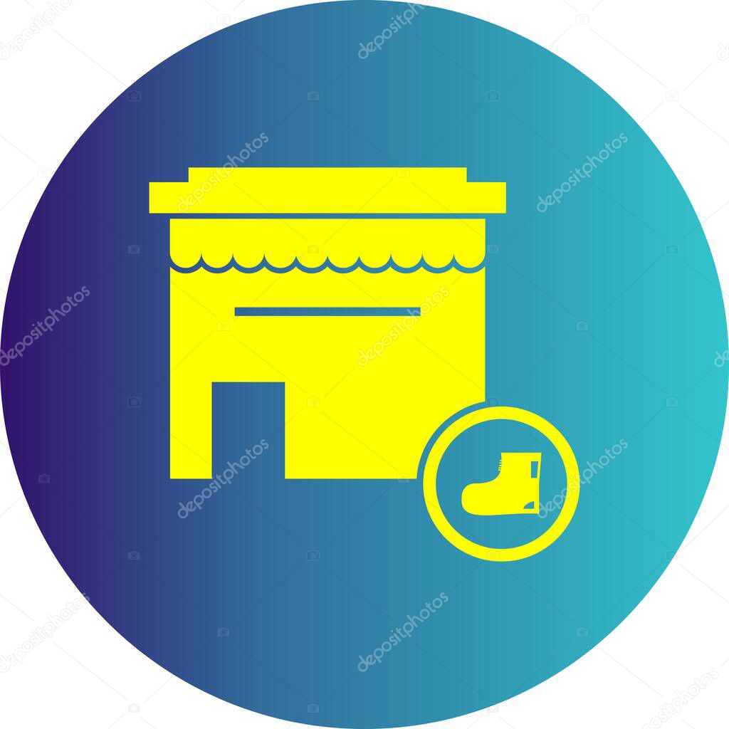  Vector shop icon for your project