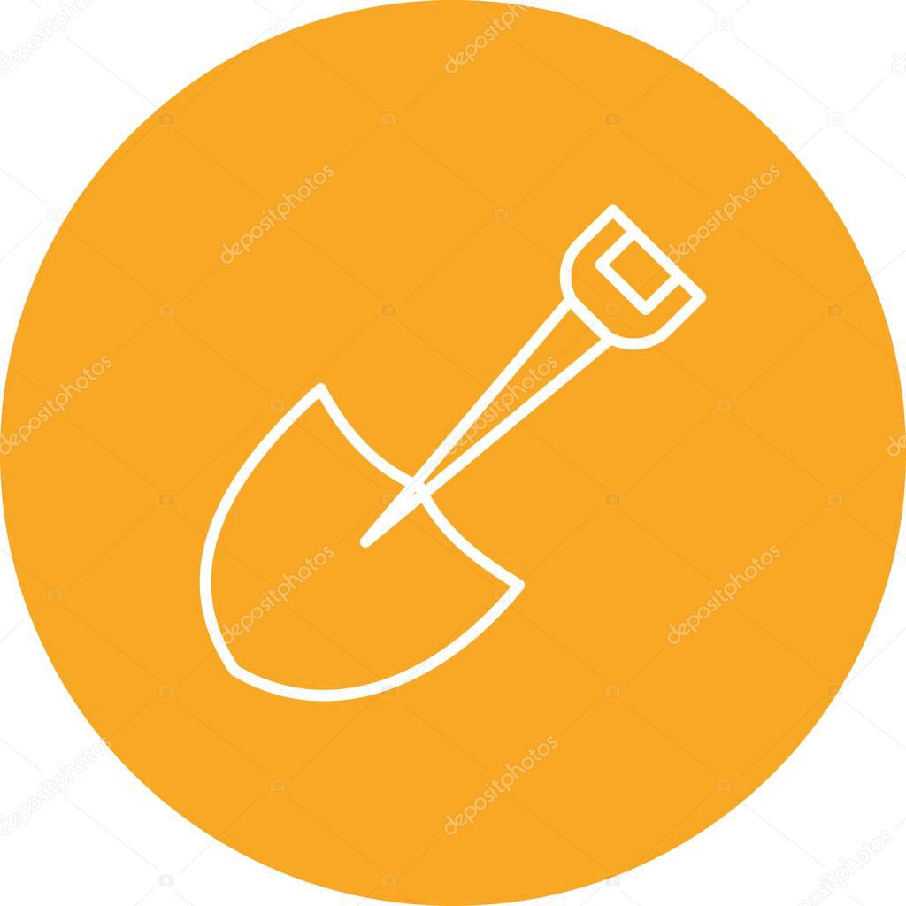 Vector shovel icon for your project
