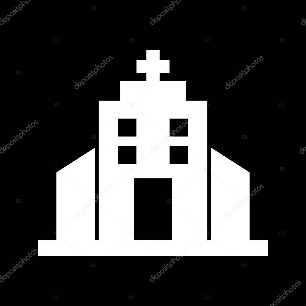 Vector hospital icon for your project