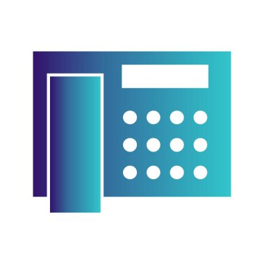  Vektör telefon simgesi, illüstrasyon