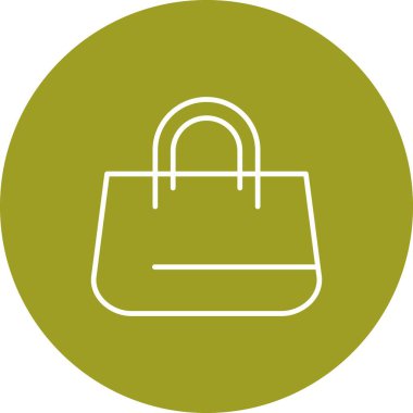 çanta simgesi, web grafiği, vektör illüstrasyonu 