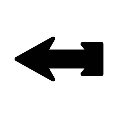 Projeniz için sol yön ok simgesi