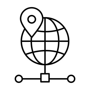 Web ve grafik tasarımı için modern vektör çizgisi simgesi tasarımınız ve diğer projeleriniz için özeldir