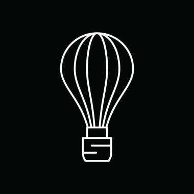 Projeniz için vektör hava balonu simgesi