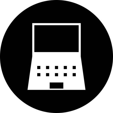 vektör dizüstü simgesi illüstrasyonu