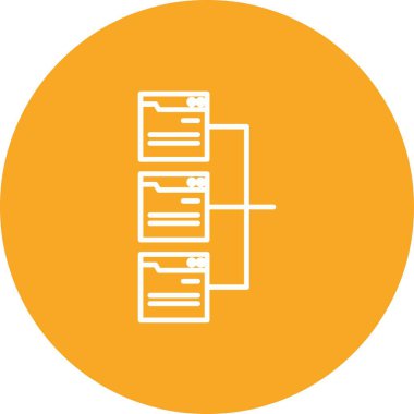 Proje için Dizin Vektörü Simgesi