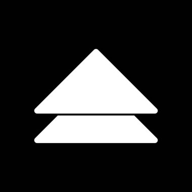  Web tasarımı için yukarı yönlü ok simgesi