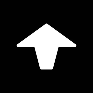  Web tasarımı için yukarı yönlü ok simgesi