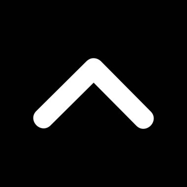  Web tasarımı için yukarı yönlü ok simgesi