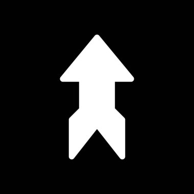  Web tasarımı için yukarı yönlü ok simgesi