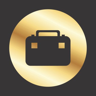  evrak çantası simgesi, yaratıcı tasarım şablonu, vektör 