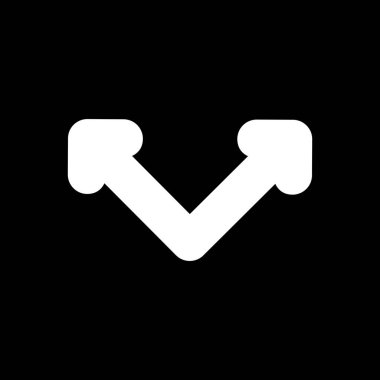  Web tasarımı için yukarı yönlü ok simgesi