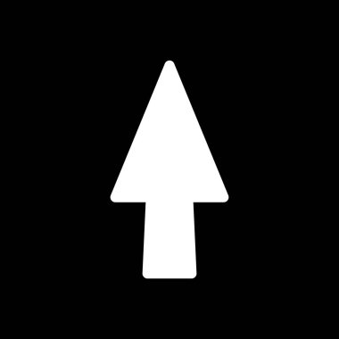  Web tasarımı için yukarı yönlü ok simgesi