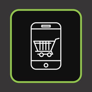  Projeniz için çevrimiçi alışveriş simgesi